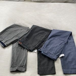 3 Pairs Brooks Brothers Red Fleece Pants NWT